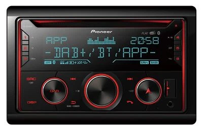 Pioneer FH-S820DAB Doppel-DIN CD/MP3-Autoradio DAB Bluetooth USB iPod AUX-IN - Bild 1 von 2