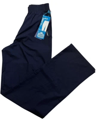 Landau Scrub Pant Womens TSM Navy 2 Pockets 8327 Wrinkle Resistance Relaxed Fit - Image 1 of 4