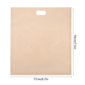 YA 5PCS Reusable Toaster Bags Heat Resistant Non Stick Bread Bags Sandwiches HD - Picture 1 of 12