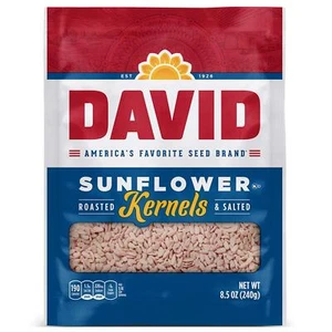 Salted and Roasted Sunflower Kernels Keto Friendly Snack 8.5 OZ Bags 12 Pack - Picture 1 of 8