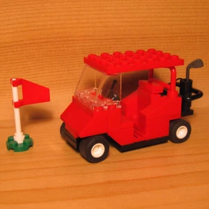 DadventureDan's CUSTOM GOLF CART RED for LEGO town city club golfer gift set - Picture 1 of 3