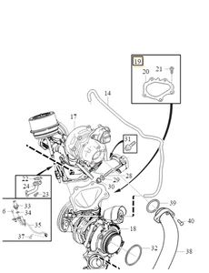 VOLVO 740 850 960 OE-Turbinenölablassdichtung, Neu, Original, Händlerautorisiert - Bild 1 von 5