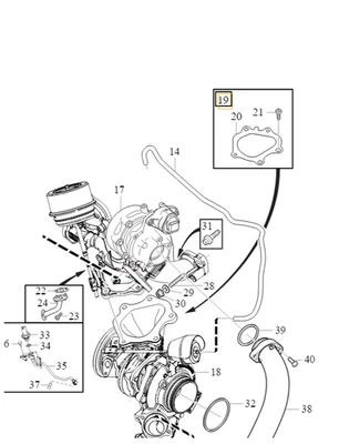VOLVO 740 850 960 OE-Turbinenölablassdichtung, Neu, Original, Händlerautorisiert - Bild 1 von 4