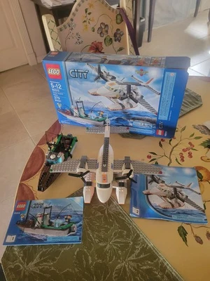 LEGO City: Coast Guard Plane (60015) 99% completo con instrucciones/caja Foto 1 de 3