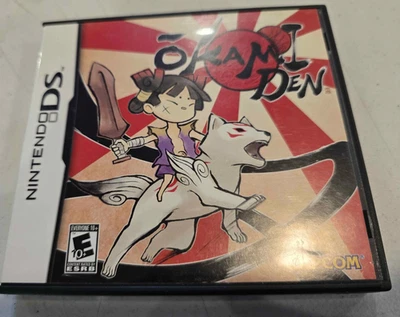 (READ) Okamiden (Nintendo DS, 2011) Case/Manual NO GAME - Image 1 of 2