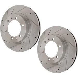 Front Brake Disc Rotors for 4 Runner Toyota Tacoma FJ Cruiser 4Runner 2003-2009 - Picture 1 of 5