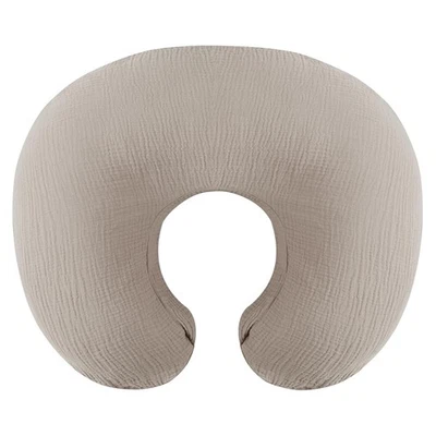 Capa de travesseiro de enfermagem musselina Onacosht 100% algodão cinza nevoeiro macio para alimentação infantil - Imagem 1 de 4