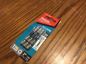 Makita ImpactXPS T25 Torx Power Bit 2 in Impact Rated Hex Drive 3-Pack - Picture 1 of 4