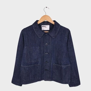 MHL MARGARET HOWELL Salopette Donna Canton Made in Japan Denim Chore Giacca - Foto 1 di 7