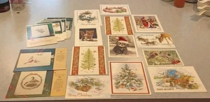Lote 23 muestras publicitarias de tarjetas de felicitación de Navidad de la Federación Nacional de Vida Silvestre - Imagen 1 de 7