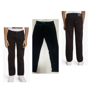 Levi’s 511 Slim Fit Eco Performance Boys Black Jeans Size 7 X Regular Adj Waist - Picture 1 of 11