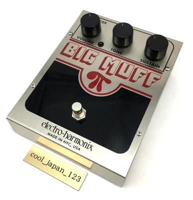 Electro-Harmonix Big Muff Pi Distortion Fuzz Pedal NYC USA Classic Tested - Immagine 1 di 4