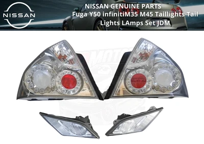 Nissan Genuine Fuga Y50 Infiniti M35 M45 Taillights Tail Lights Lamps Set JDM - Image 1 of 4