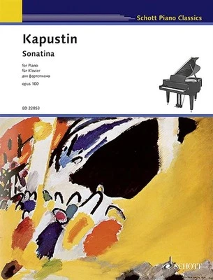 Sonatina Op. Libro 100 Nikolai Kapustin [tapa blanda] piano Schott Music
