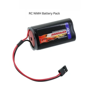1PC 4.8V 2000mAh NiMH Square Receiver RX Battery for RC Receivers/Airplanes - Picture 1 of 6
