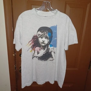 1986 Delta Les Miserables T Shirt Made In USA L - Picture 1 of 5