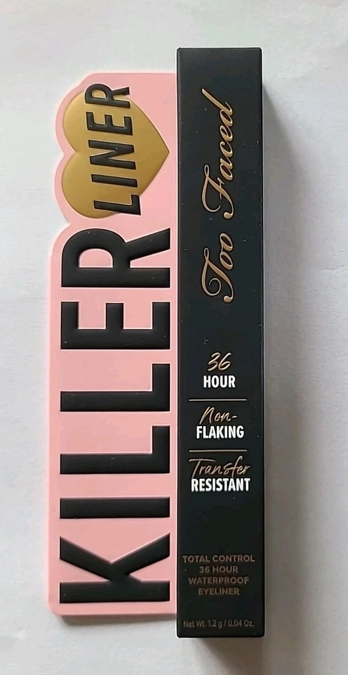 Too Faced KILLER BLACK Killer Liner 36 Hour Waterproof Gel Eyeliner - Image 1 of 1
