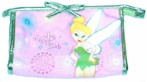 Disney Tinkerbell Tinker Bell Pencil Case Cosmetic Bag purse new - Picture 1 of 1