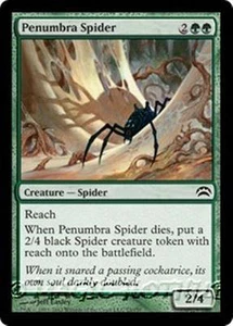 PENUMBRA SPIDER Planechase 2012 MTG Green Creature — Spider Com - Picture 1 of 1