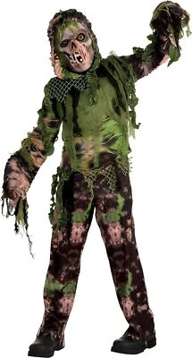 Traje de monstruo de pantano Zombie Ghoul para ti disfraz de Halloween para niños Foto 1 de 2