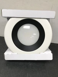 Commercial electric 53801101 6" Adjustable CCT LED Recessed Light Trim for New C - Picture 1 of 5