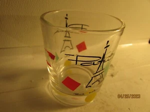 Bicchiere souvenir vintage Parigi - dalla Francia - vedi foto nuovo - Foto 1 di 1