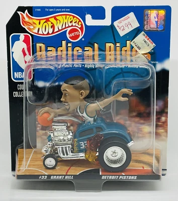 Figura Hot Wheels Radical Rides #33 Grant Hill Hot Rod nueva de 1998 Foto 1 de 4
