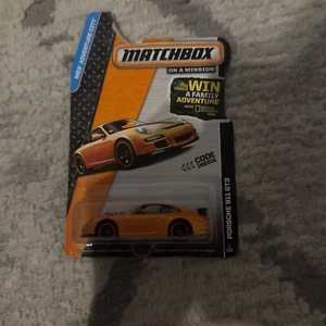 2013 MATCHBOX MBX ADVENTURE CITY PORSCHE 911 GT3 ARANCIONE 1/120 - Foto 1 di 2