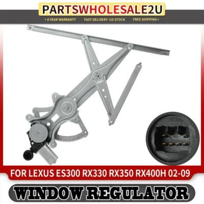 Front Left Side Power Window Regulator with Motor for Lexus RX330 RX350 RX400h - Image 1 of 4