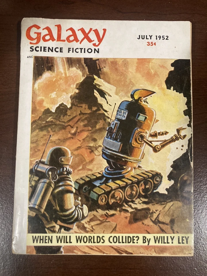 JULY 1952 "GALAXY" SCIENCE FICTION MAGAZINE - WHEN WILL WORLDS COLLIDE? - W. LEY - Изображение 1 из 1