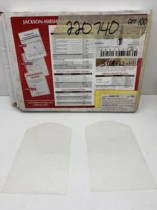 (100) Jackson-Hirsh Giant20 Large Name Tag Laminating Pouches 4-5/8" x 6-3/8" - Picture 1 of 8