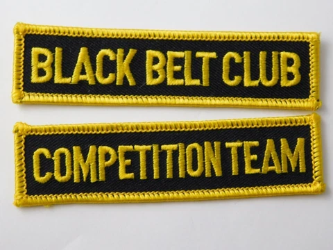 BLACK BELT CLUB PATCH LOT COMPETITION TEAM AWARD BADGE KARATE MARTIAL ARTS Cover