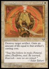 Magic the Gathering MTG Divine Offering (11) Mirage   NM