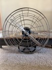 Antique GE Electric Mountable Industrial Caged 2 Blade Aircraft Propeller Fan