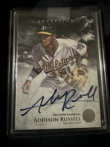 2013 Bowman Inception Signed Autographed Addison Russell PA-AR Athletics Cubs  - Picture 1 of 1