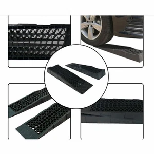 2*Rampas de coche para fácil mantenimiento del vehículo y elevación segura Rampa de coche plana - Imagen 1 de 14