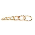 5PCS Spring Gate O-Ring Openable Keyring Bag Strap Buckle Clasp Accessories au