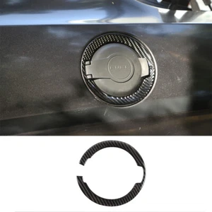 Bisel de cubierta de anillo de ajuste de tapa de tanque de combustible de fibra de carbono para Dodge Challenger 2009+ - Imagen 1 de 9
