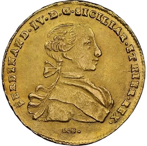 Italy - 1767 Naples & Sicily - 6 Ducati - NGC MS63 - SPECTACULAR RARITY! - Picture 1 of 4