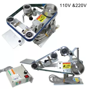 Máquina de correa sin escobillas 110V/220V hágalo usted mismo lijadora de banda hágalo usted mismo pulidora rectificadora - Imagen 1 de 26