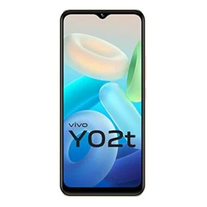 Vivo Y02t (Sunset Gold, 4GB RAM, 64GB Storage) with No Cost EMI/Addition - Picture 1 of 3