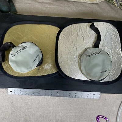 Westcott Illuminator Set Of 2 12” Gold Sunlight Silver Vintage? - Image 1 of 4