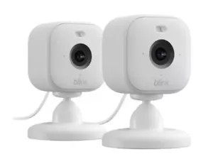 Blink - Mini 2 Indoor/Outdoor 1080p Plug-In Security Camera- WHITE or BLACK - Picture 1 of 10
