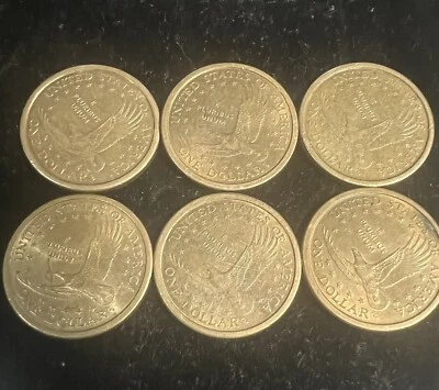 2000-P $1 Wounded Eagle Sacagawea Dollar USA Error Coin 2000 Philadelphia Mint - Image 1 of 2