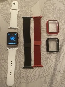 apple watch series 3 With 3 Strap And 2 Screen Protector - Picture 1 of 4