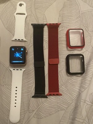 apple watch series 3 With 3 Strap And 2 Screen Protector - Image 1 of 4
