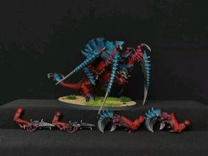 Warhammer 40k commission painted Tyranid Old One Eye Carnifex magnetized - Picture 1 of 11