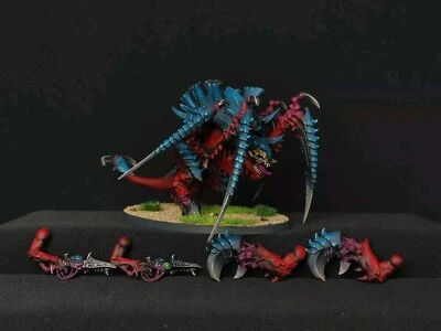 Warhammer 40k commission painted Tyranid Old One Eye Carnifex magnetized - Image 1 of 4
