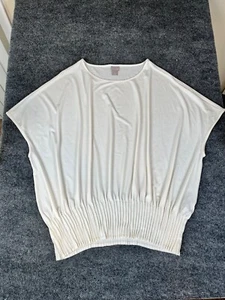 Chicos Dolman Kurzarm Oberteil Creme Stretch Tank Damen Chicos Größe 4 (XXL) - Bild 1 von 5