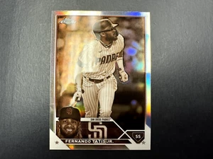 2023 Topps Chrome Fernando Tatis Jr. Sepia Refractor #129 - Picture 1 of 2